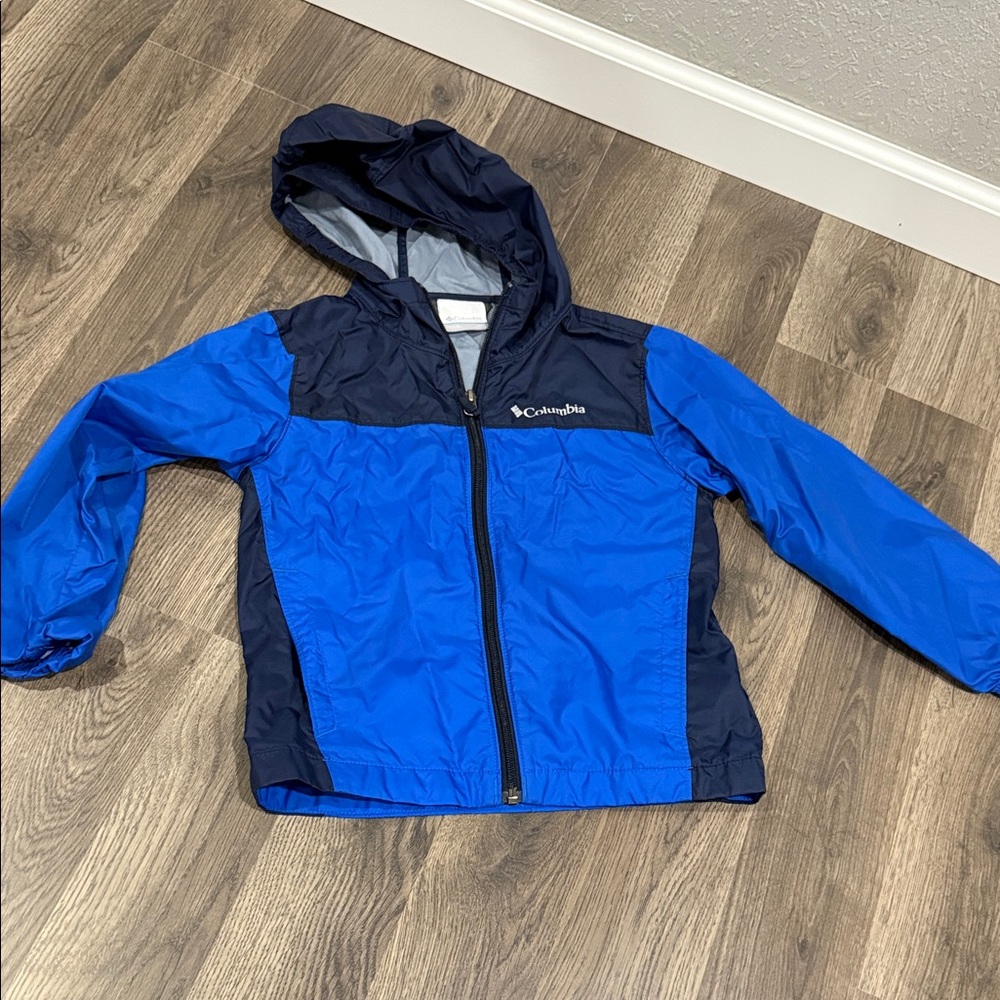 Columbia Two-Tone Blue Hooded Jacket